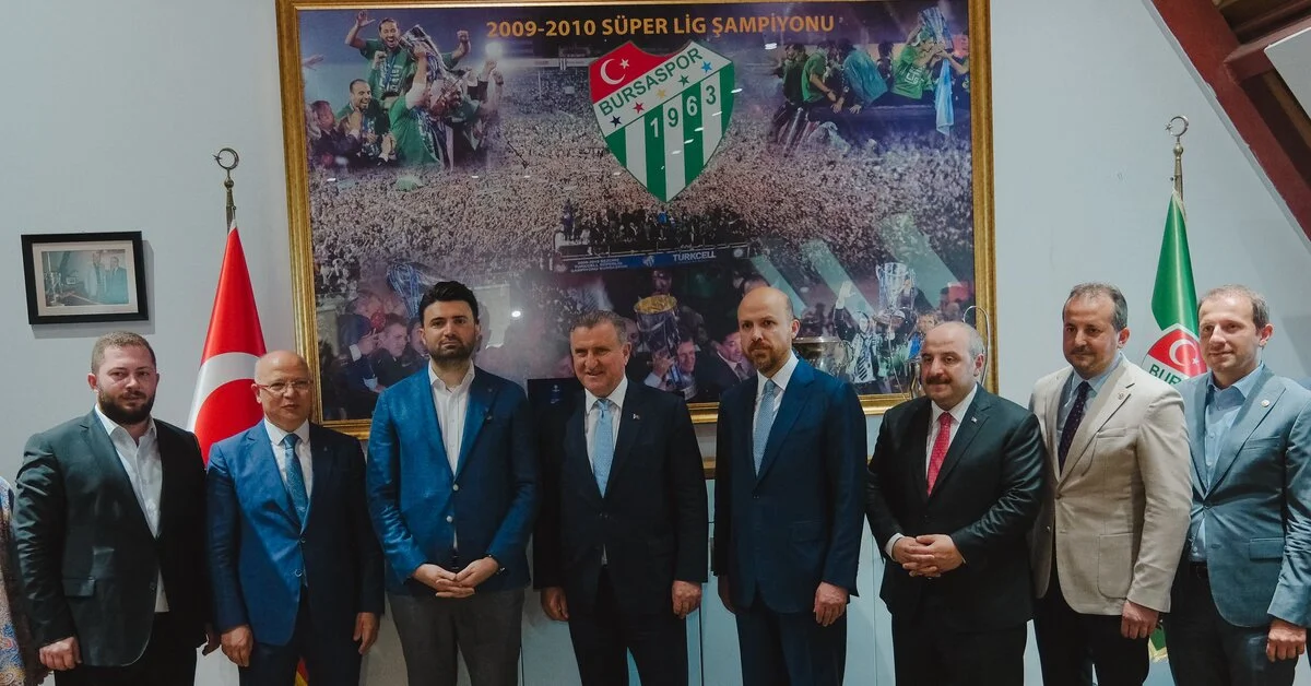 Bakan Bak ve Erdoğan'dan Bursaspor'a ziyaret!