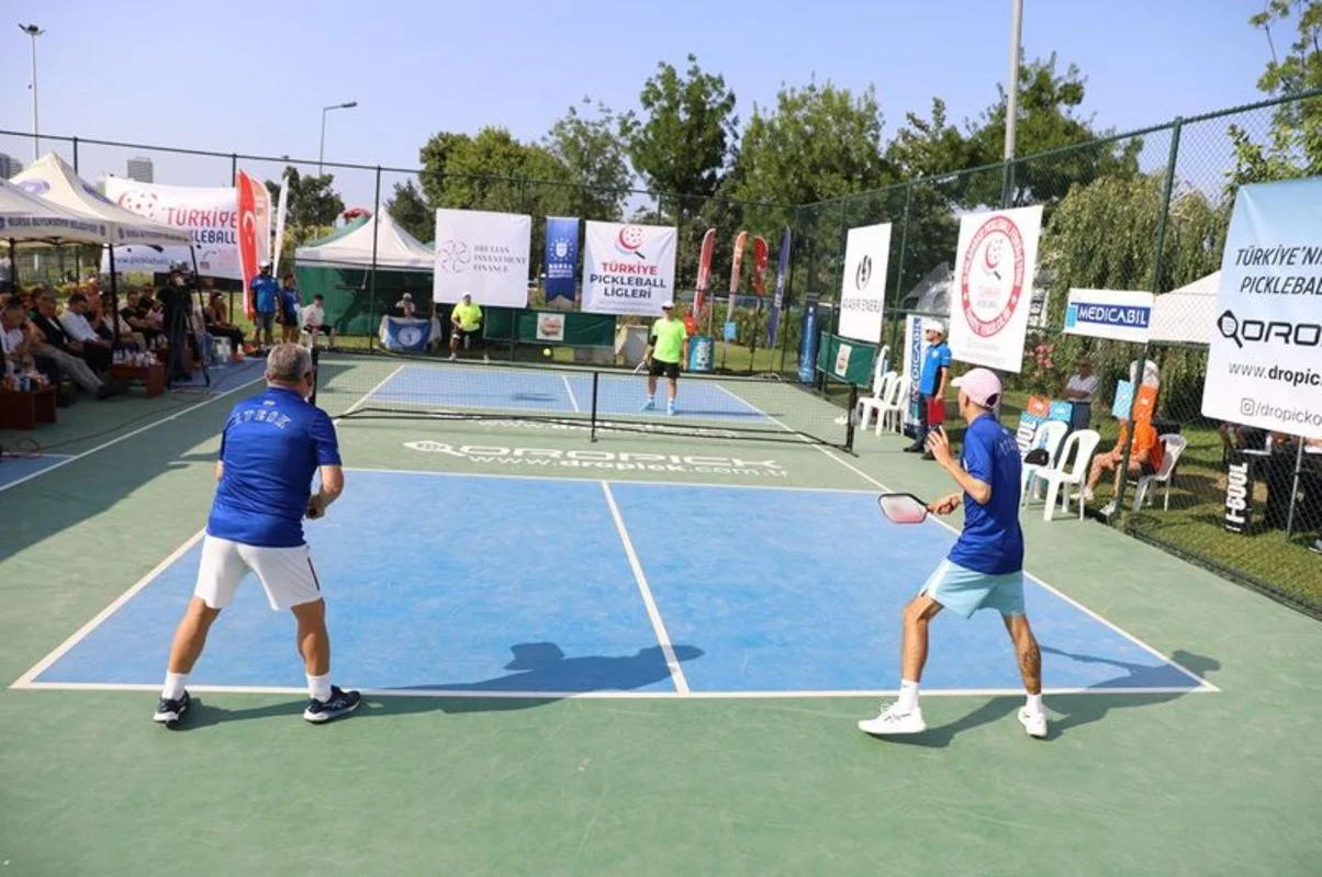 Türkiye Pickleball Ligi finallerinden bir kare