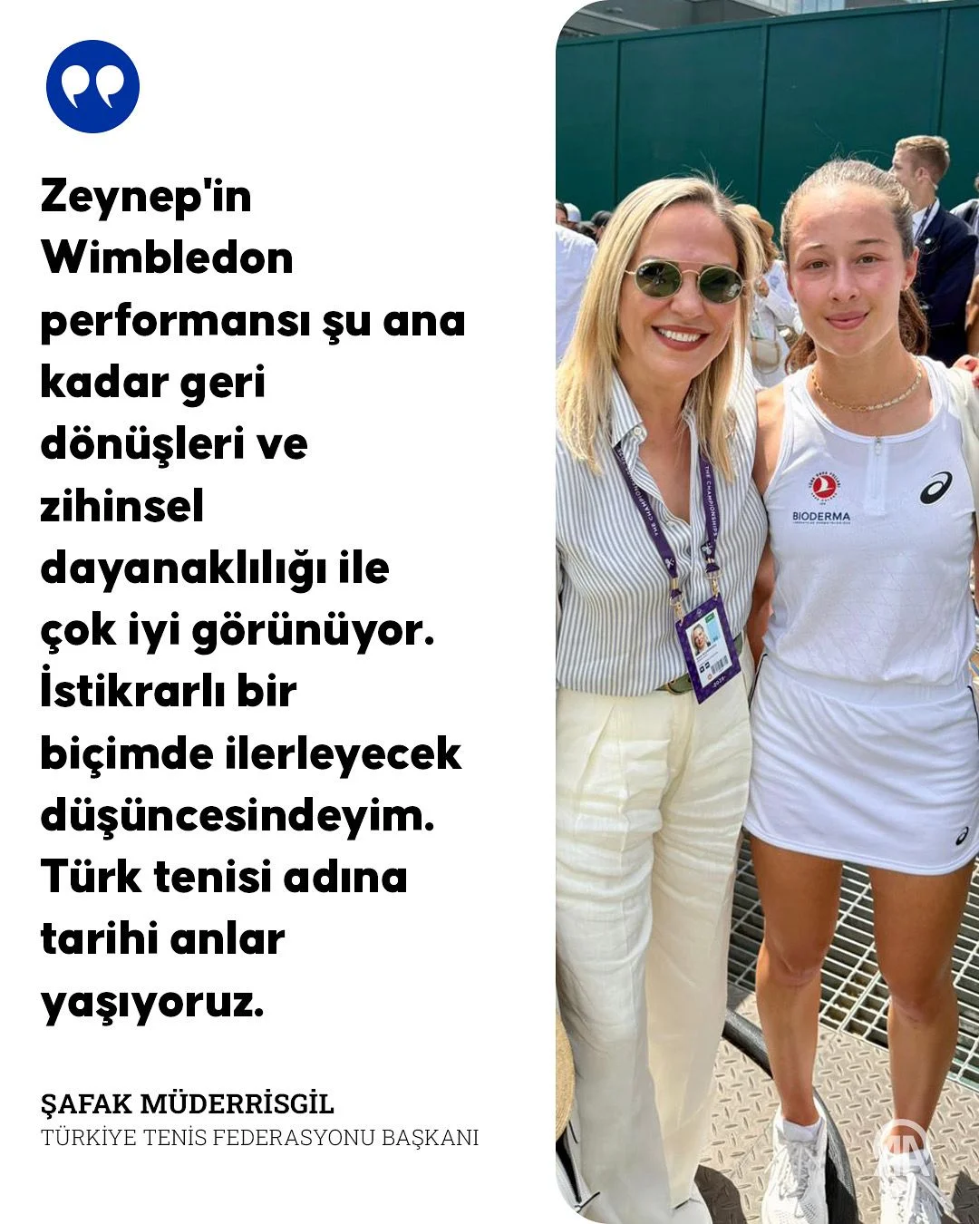 Zeynep Sönmez Wimbledon da Tarih Yazdı!